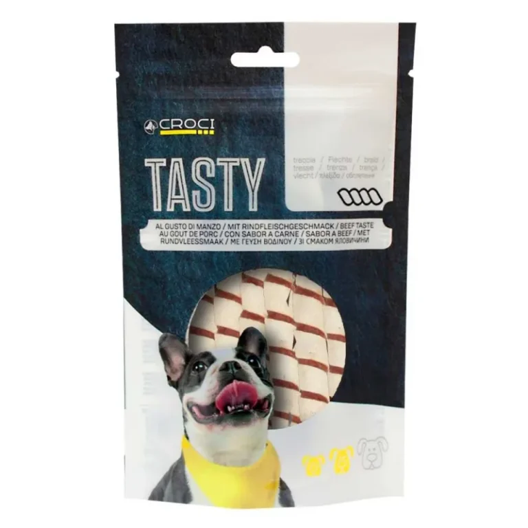 Ласощі CROCI Tasty кручений стик з качкою і тріскою для собак, 80 г