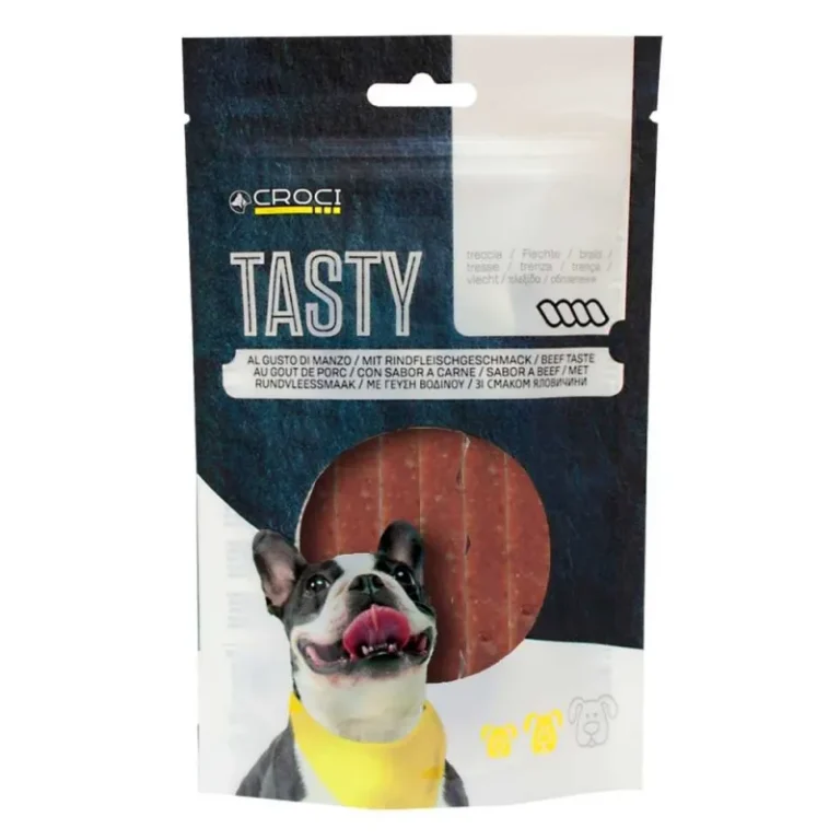 Ласощі CROCI TASTY баранячі смужки для собак, 80 г