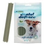 Ласощі CROCI Dental Defense Soft Sticks для чищення зубів із зеленим чаєм для собак, 60 г
