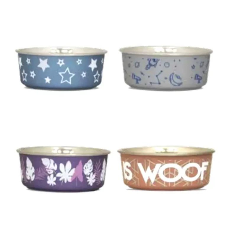 Металева миска для собак і котів Roxy Satin Assorted Colors CROCI (в асортименті)