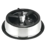 Металева миска з роздільником Slow Eating 2in1 Steel Bowl CROCI, 27 см
