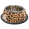 Миска CROCI Animalier Leopard сталева для тварин