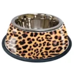 Миска CROCI Animalier Leopard сталева для тварин