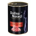 Вологий корм Dolina Noteci Premium з телятиною в соусі для котів