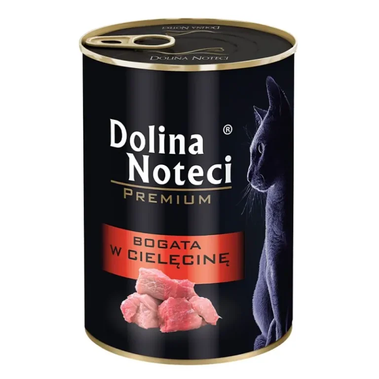 Вологий корм Dolina Noteci Premium з телятиною в соусі для котів
