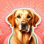 Дорослий собака спокійно лежить у клітці