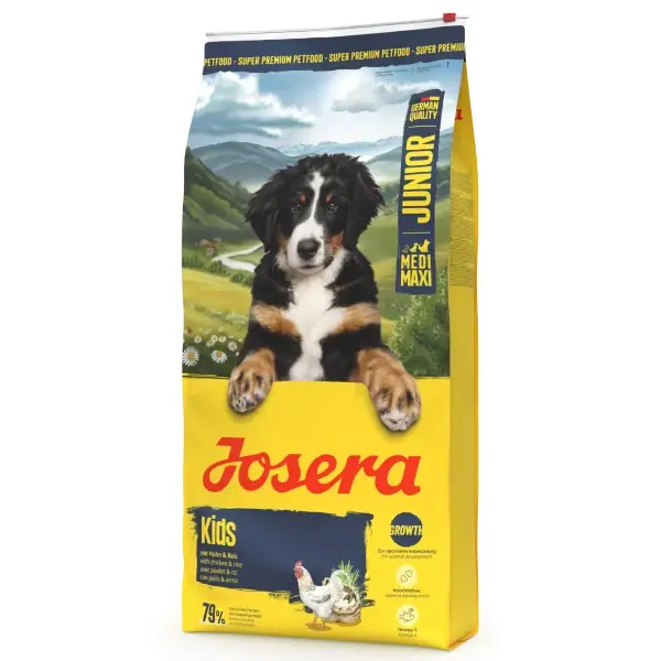 Сухий корм Josera Kids Junior для цуценят середніх та великих порід з птицею