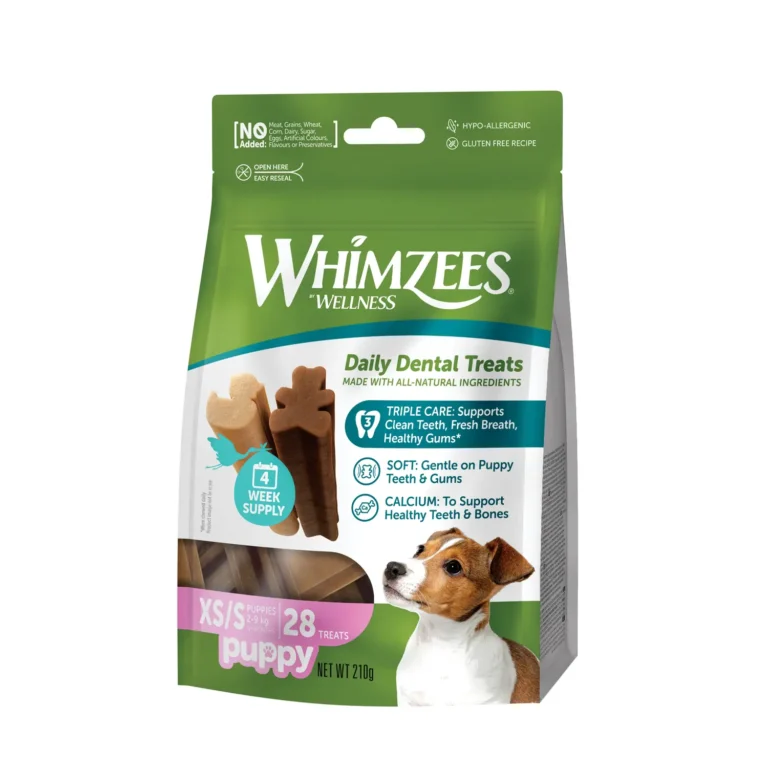 Ласощі Whimzees Puppy Dental XS/S для цуценят, 28 шт