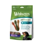 Беззернові ласощі для собак від 2 до 7 кг WHIMZEES® Toothbrush XS для здоров'я зубів, 48 шт