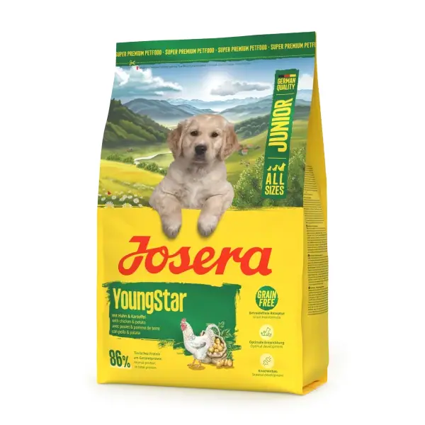 Сухий корм Josera YoungStar Junior All Sizes з птицею і картоплею для цуценят