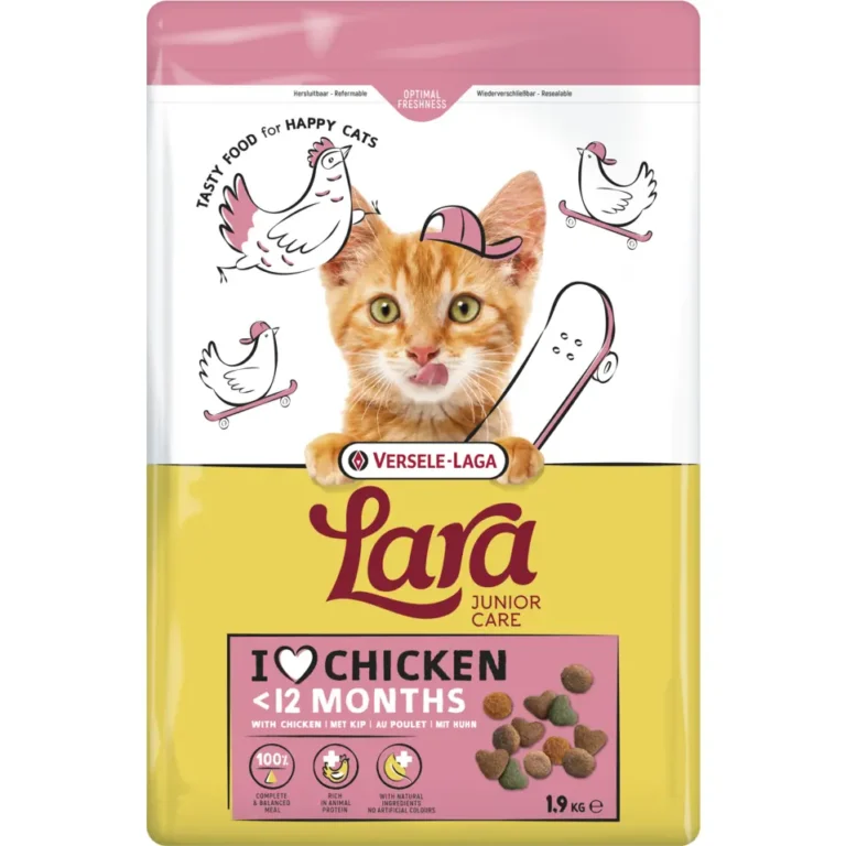 Cухий корм для кошенят Lara Junior Care з куркою