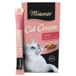 Ласощі Miamor Cream з лососем для котів, 6х15 г