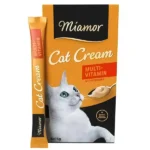 Кремові ласощі Miamor Cream Multi-Vitamin для імунітету для котів, 6 шт х 15 г