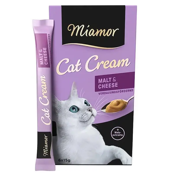 Ласощі Miamor Cream Malt з сиром та вершками для котів, 15 г