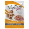 Вологий корм Vibrisse Jelly з тунцем і курячою шинкою для котів, 70 г