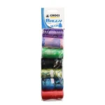 Пакети CROCI Baggy кольорові для собак, 14х20 шт