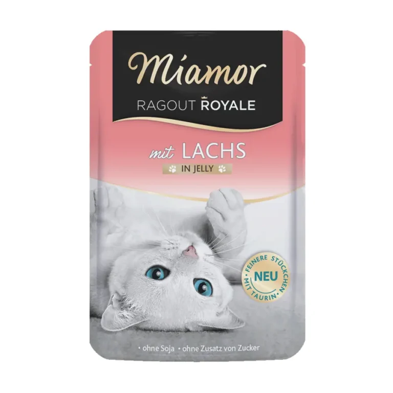 Вологий корм Miamor Ragout Royale з лососем у желе для котів, 100 г