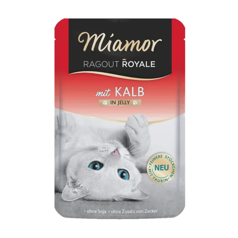 Вологий корм для котів Miamor Ragout Royale рагу з телятиною, шматочки в желе, 100 г
