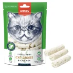 Ласощі Wanpy Cat Grass & Chicken з куркою і котячою травою для котів