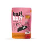 Вологий корм для кошенят Half&Half з куркою та гарбузом в соусі, 85 г