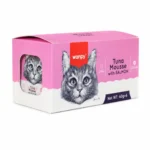 Вологий корм Wanpy Tuna & Salmon мус для котів з тунцем і лососем, 6 шт по 40 г