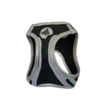 Світловідбиваюча шлея для собак BLACK HIKING REFLECTIVE Croci, чорна