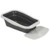 Туалет для котів з рамкою і килимком NELLA KIT MPS, 58х37,5х18 см