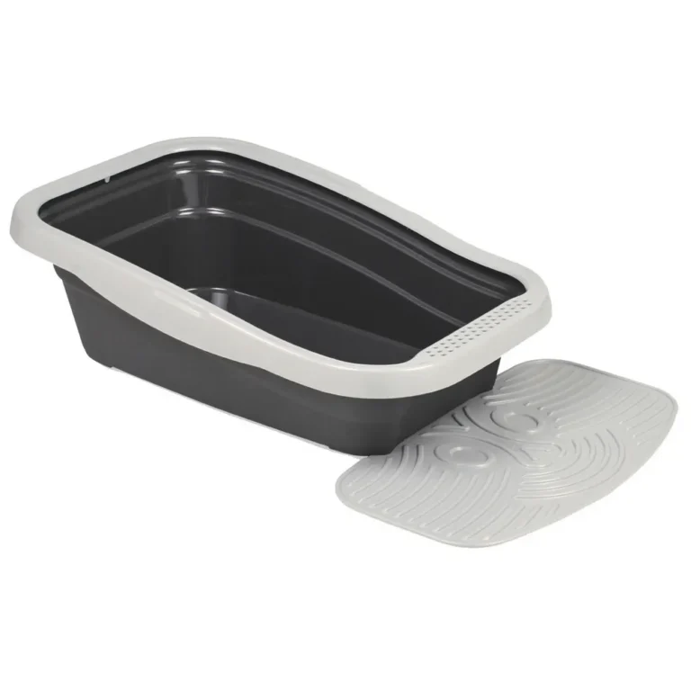 Туалет для котів з рамкою і килимком NELLA KIT MPS, 58х37,5х18 см