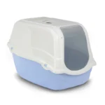 Туалет-бокс для котів з фільтром ROMEO Light Blue MP Bergamo, 57х39х41 см