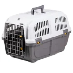 Переноска для котів і собак MPS SKUDO 1 IATA GREY з металевими дверцятами, 48x31,5x31 см