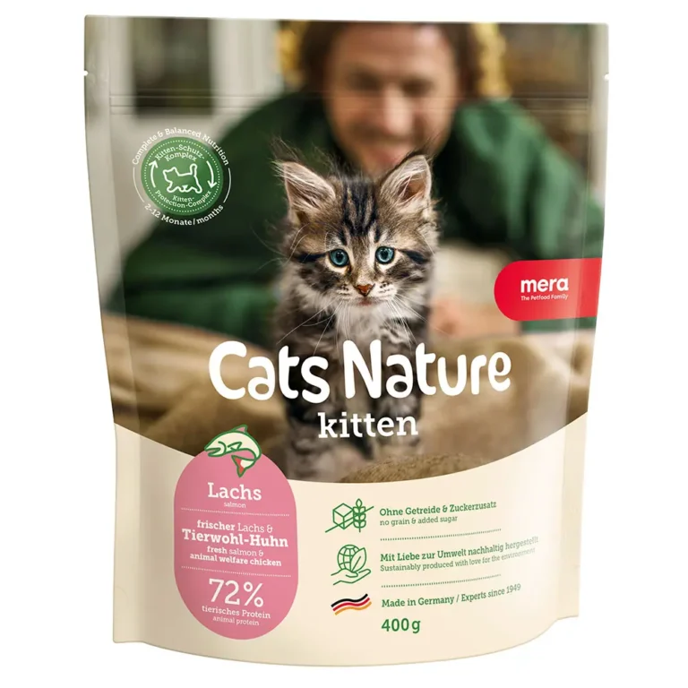 Беззерновий корм для кошенят MERA Cats Nature Kitten з лососем