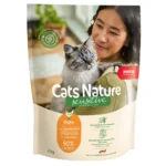 Беззерновий корм для дорослих котів із чутливим травленням MERA Cats Nature Sensitive з куркою