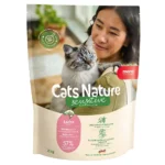 Беззерновий корм для дорослих котів із чутливим травленням MERA Cats Nature Sensitive з лососем