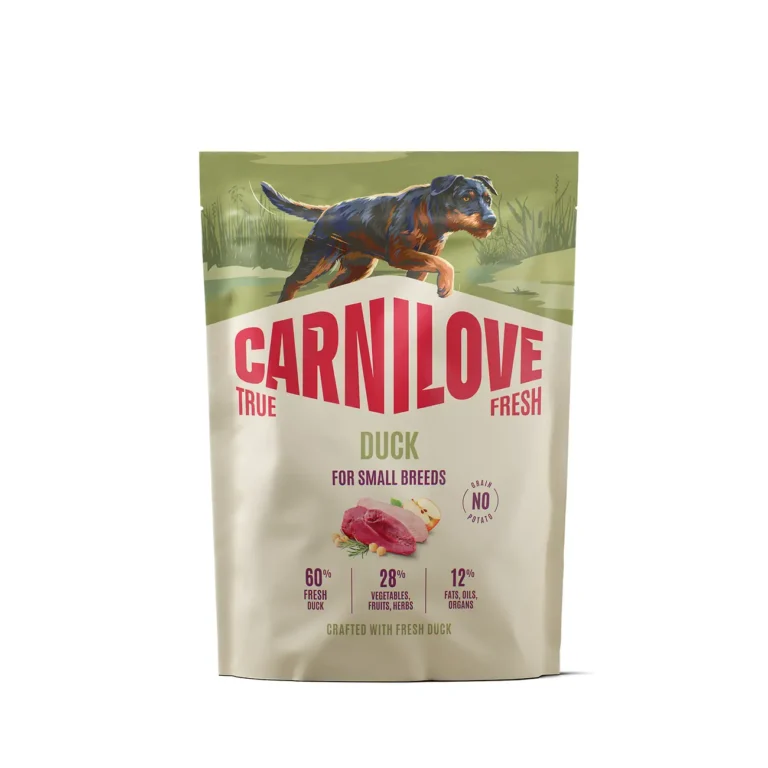 Беззерновий корм для собак малих порід Carnilove True Fresh Small Breed з качкою