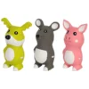 Іграшка для собак латексні тварини з пищалкою Flamingo Bocca Dog Mouse Pig - 1