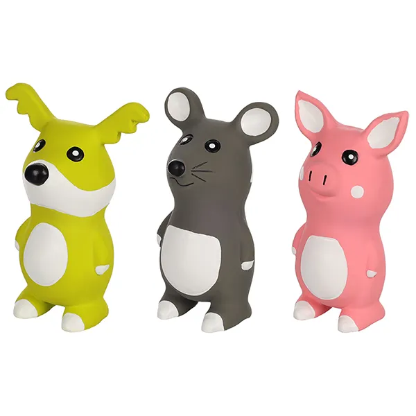 Іграшка для собак латексні тварини з пищалкою Flamingo Bocca Dog Mouse Pig - 1 шт. (*в асортименті)