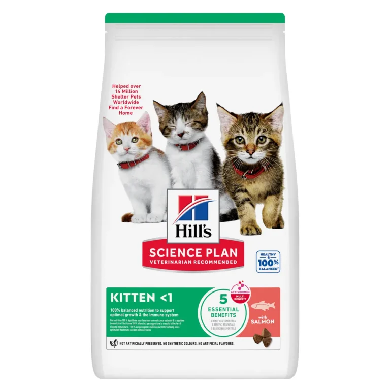 Сухий корм для кошенят і кішок у період вагітності та лактації Hill’s SCIENCE PLAN Kitten, з лососем
