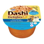 Ласощі для котів Подрібнений тунець у бульйоні INABA DASHI Delights, 70 г