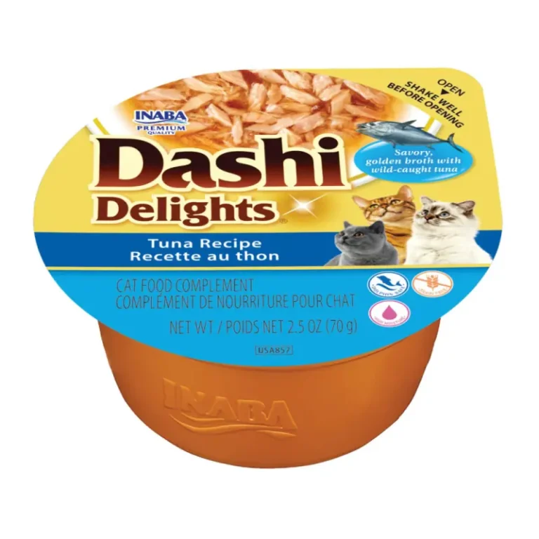 Ласощі для котів Подрібнений тунець у бульйоні INABA DASHI Delights, 70 г
