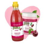 Набір: Шампунь + Маска Iv San Bernard Black Cherry для короткої шерсті, з протеїнами шовку та чорною вишнею 1 л + 1 л