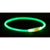 Нашийник з LED-підсвічуванням Trixie Flash Light Ring USB для собак, зелений