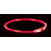 Нашийник з LED-підсвічуванням Trixie Flash Light Ring USB для собак, червоний