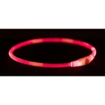 Нашийник з LED-підсвічуванням Trixie Flash Light Ring USB для собак, червоний