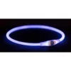 Нашийник з LED-підсвічуванням Trixie Flash Light Ring USB для собак, синій