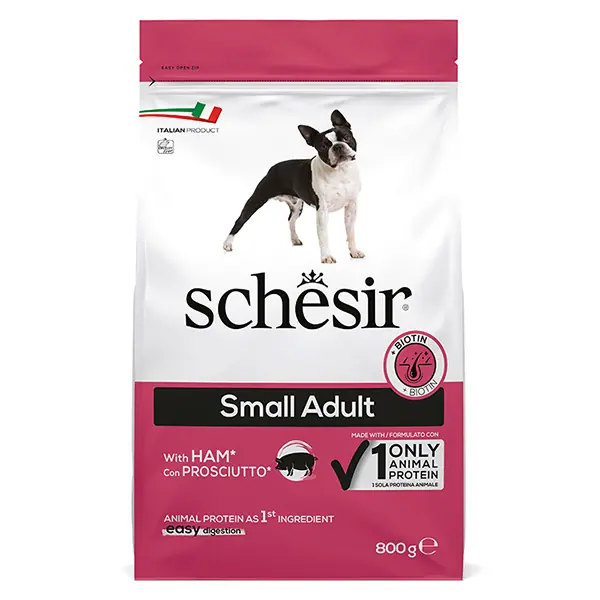 Сухий корм Schesir Dog Small зі свининою для собак малих порід, 2 кг