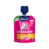 Ласощі для котів Vitakraft Licks & Bits крем зі шматочками з креветками та томатами, 60 г