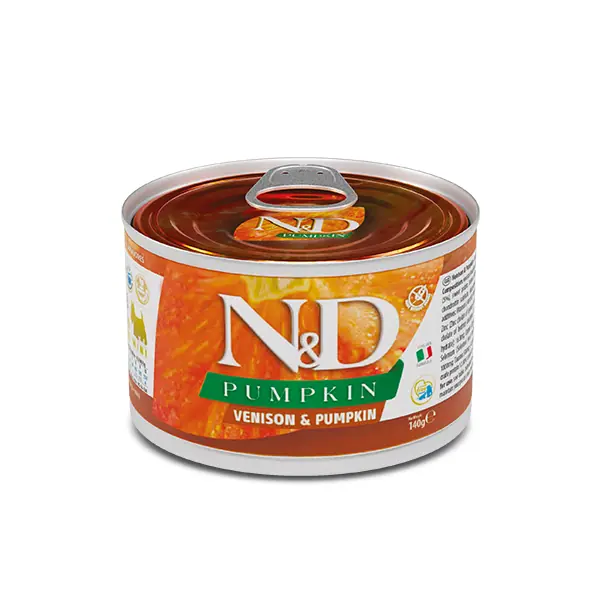 Вологий корм для собак Farmina N&D Pumpkin Mini з олениною та гарбузом, 140 г