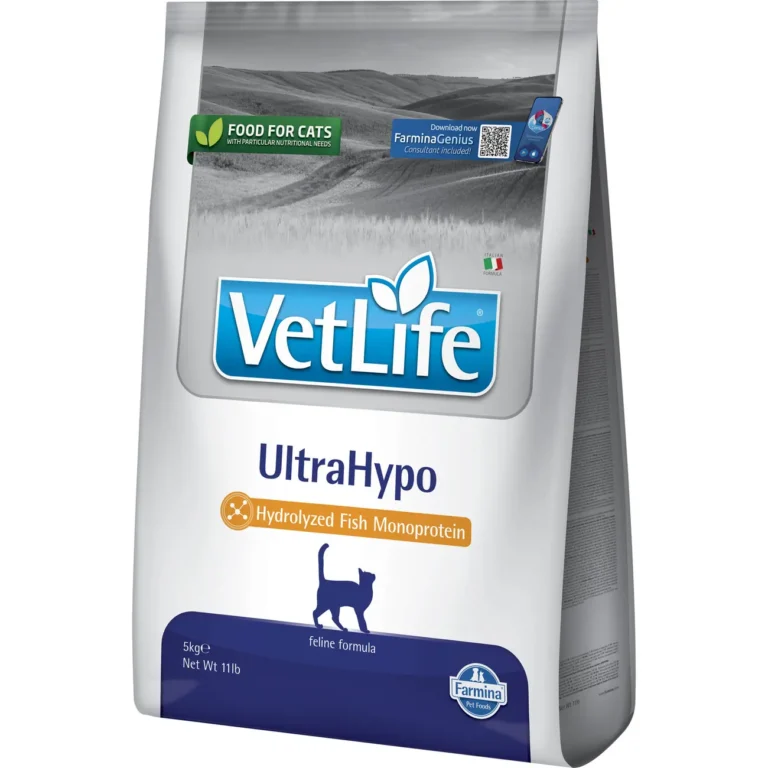 Сухий лікувальний корм для кішок Farmina Vet Life UltraHypo при харчовій алергії