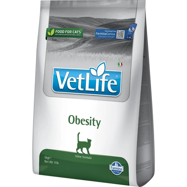 Сухий лікувальний корм для кішок Farmina Vet Life Obesity для зниження зайвої ваги