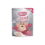 Вологий корм Moochie мус з тунцем і лососем для котів